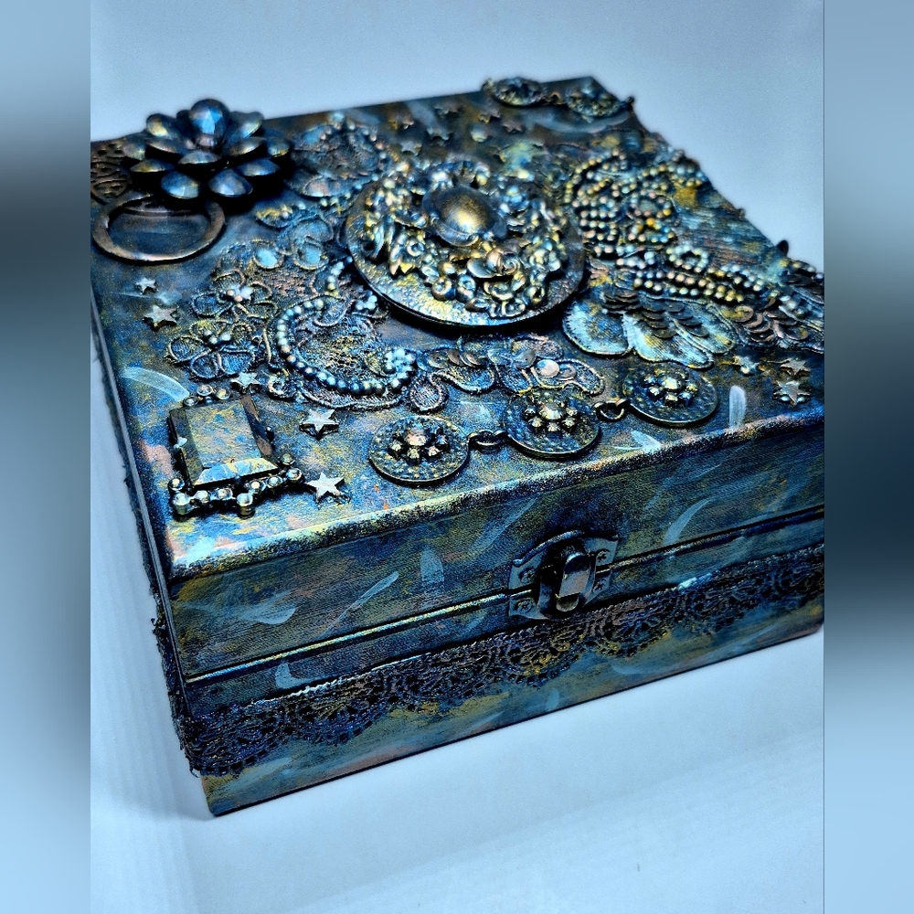 Mixed-media altered box
